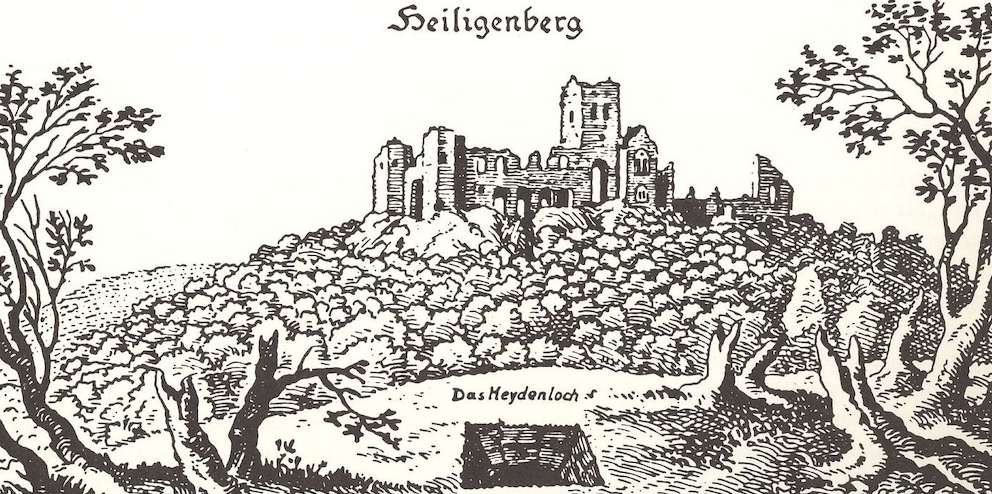 Das Heidenloch - Merian-Kuperstich